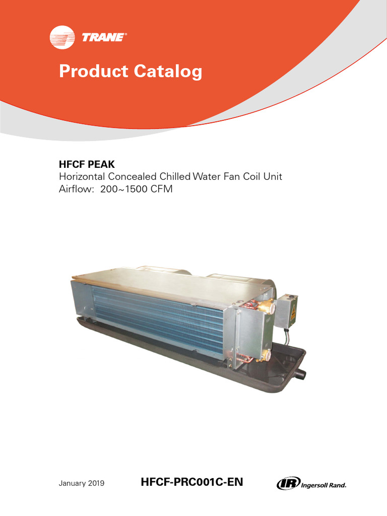 HFCF Concealed Fan Coil Unit Overview | PDF | Thermostat | Air Conditioning