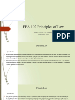 FEA 102 Week 8 Private Law I