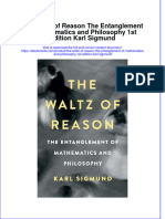 The Waltz of Reason The Entanglement of Mathematics and Philosophy 1St Edition Karl Sigmund Online Ebook Texxtbook Full Chapter PDF