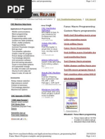 FANUC Macro Programming Guide | PDF | Variable (Computer Science ...