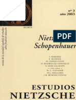 Estudios Nietzsche Nro 3 - Nietzsche y Schopenhauer - Seden