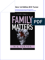 Download full ebook of Family Matters 1St Edition M K Turner online pdf all chapter docx 