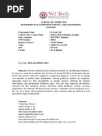 Disease Prediction with Machine Learning | PDF | Input/Output