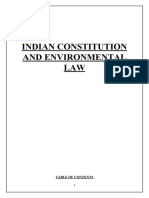 Indian Constitution and Environmental Law