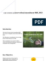 The Forest (conservation)Amendment Bill ,2023