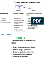 3 Combined Unit I and Unit II Part 3 Administration of The Acts & Rules
