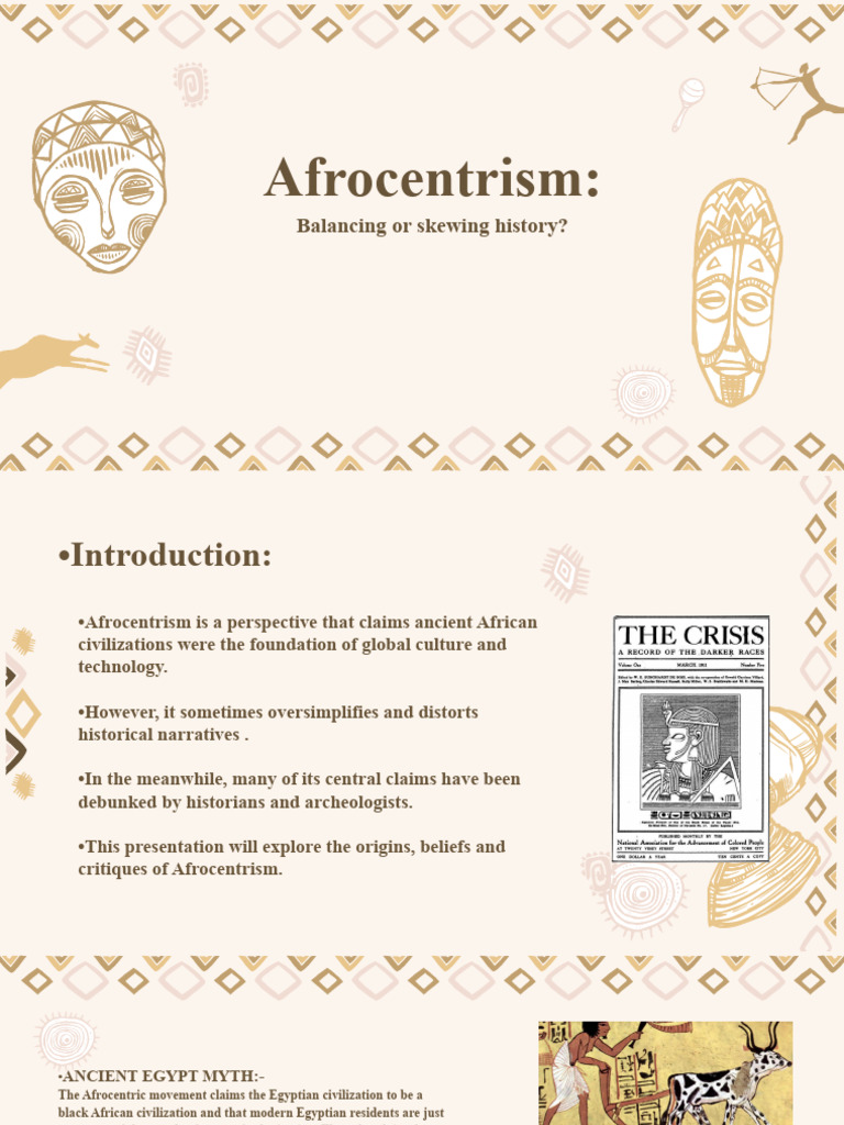 Afro Centrism Pdf Afrocentrism Ancient Egypt