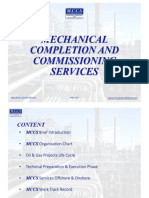 Mechanical Completion and Commissioning Servi Services 170523pdf Mechanical
