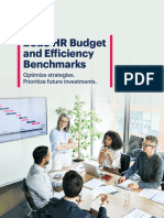 Gartner-  2023 HR Budget and Efficiency Benchmarks 