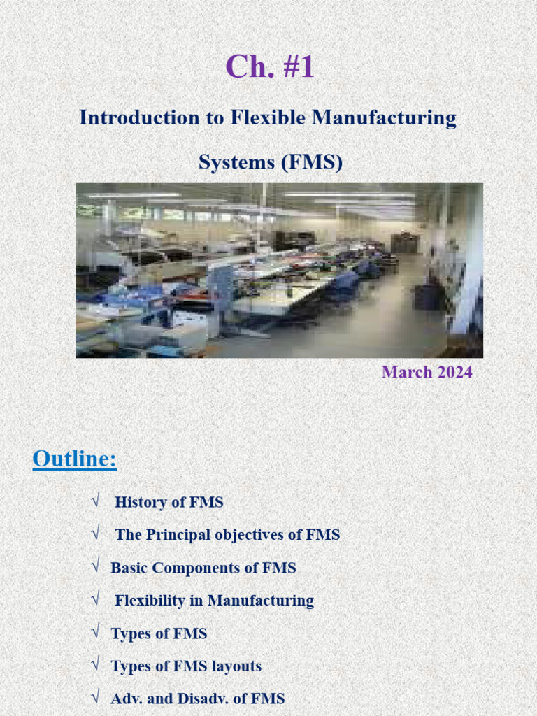 Overview of Flexible Manufacturing Systems | PDF | Automation ...