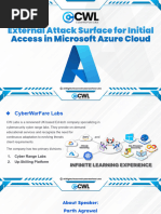 External Attack Surface For Initial Access in Microsoft Azure Cloud