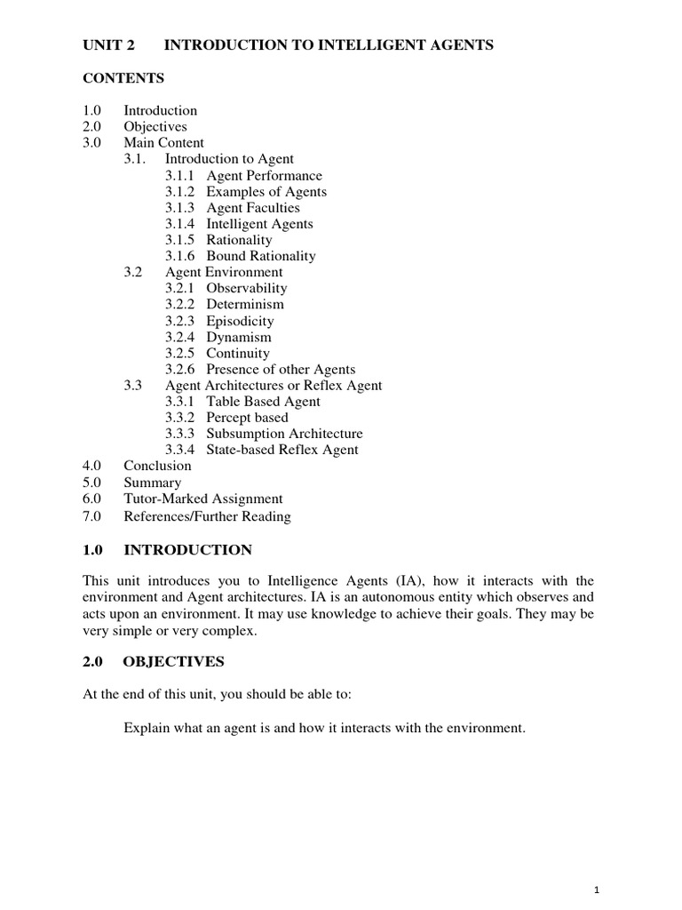 Module 1 Topic 2 | PDF | Rationality | Artificial Intelligence