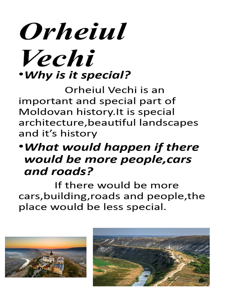 Orheiul Vechi: Moldova's Historical Gem | PDF