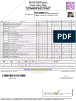 University of Delhi: Semester Examination DECEMBER 2023 Statement of Marks / Grades