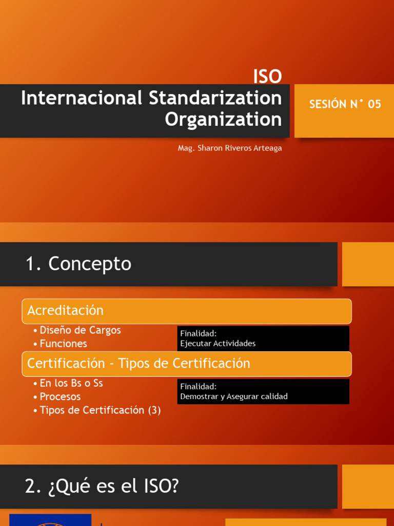 Sesi n 05 iso 9000 pdf iso 9000 calidad comercial 