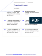 7-Proportions Worksheet