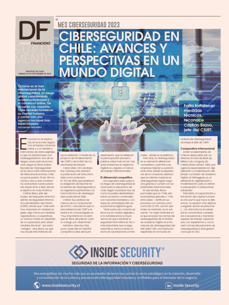Ciberseguridad en | PDF | La seguridad informática | Seguridad