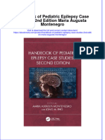 Full Ebook of Handbook of Pediatric Epilepsy Case Studies 2Nd Edition Maria Augusta Montenegro Online PDF All Chapter