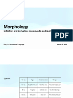 Morphology 2 March 19