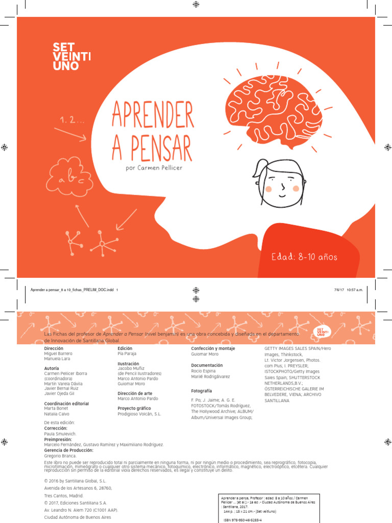 Fichas para Aprender a Pensar 8-10 años | PDF | Aprendizaje | Pensamiento