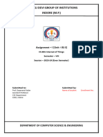 CS-801 IoT Assignment - I (Unit I & II) - 1709471611