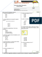 PRUEBA 4° Matematica Unidad 2