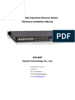 SICOM3024 Industrial Ethernet Switch Hardware Installation Manual - V2.3