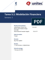 S3 - Tarea 3.1 Modelación Financiera