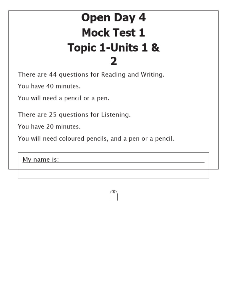 OD4 Mock Test T1 | PDF