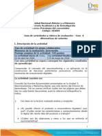 Guía de Actividades y Rúbrica de Evaluación - Unidad 3 - Fase 4 - Alternativas de Solución