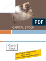 Capital Stock Lecture