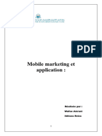 Mobile marketing et application-1