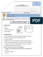 Prueba Lenguaje Texto Instructivos