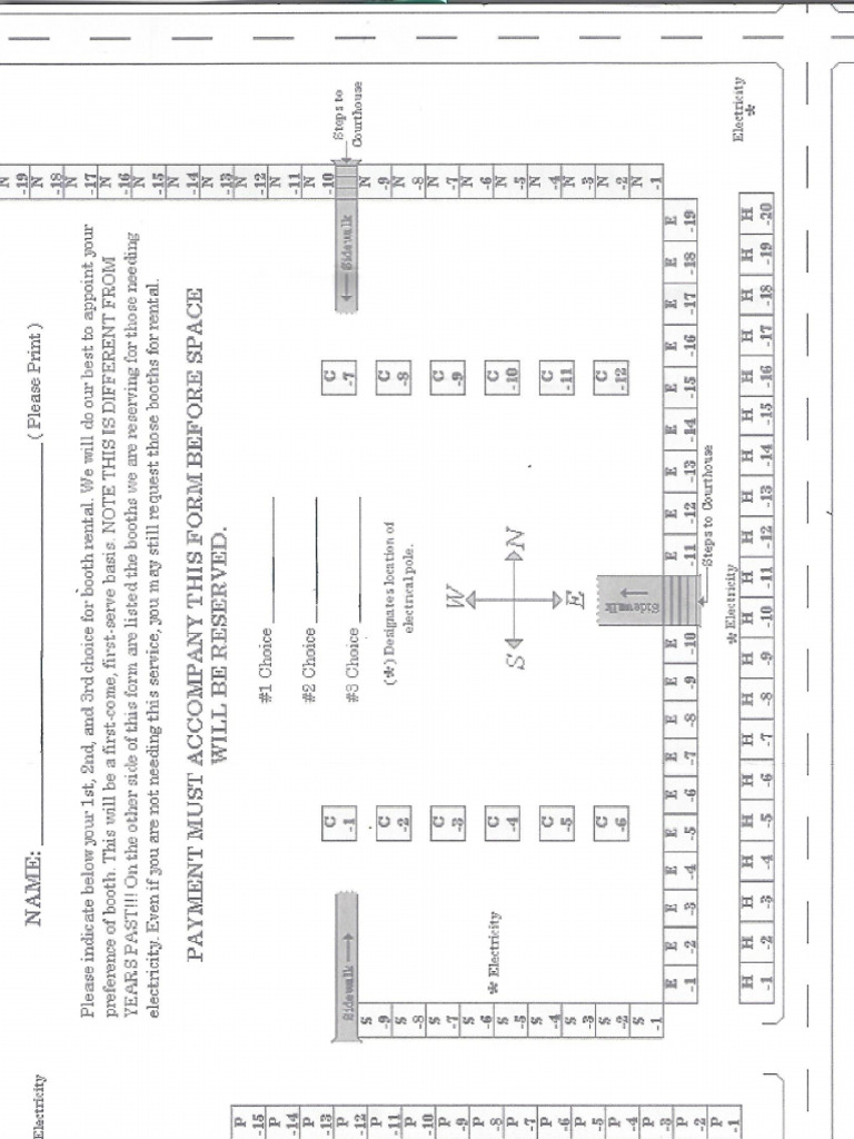 Fall Festival Booth Map | PDF