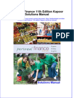 Full Personal Finance 11Th Edition Kapoor Solutions Manual Online PDF All Chapter