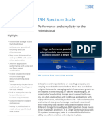 IBM - IBM Spectrum Scale Data Sheet