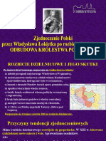 Lekcja 56 - Zjednoczenie Polski za Władysława Łokietka po rozbiciu dzielnicowym