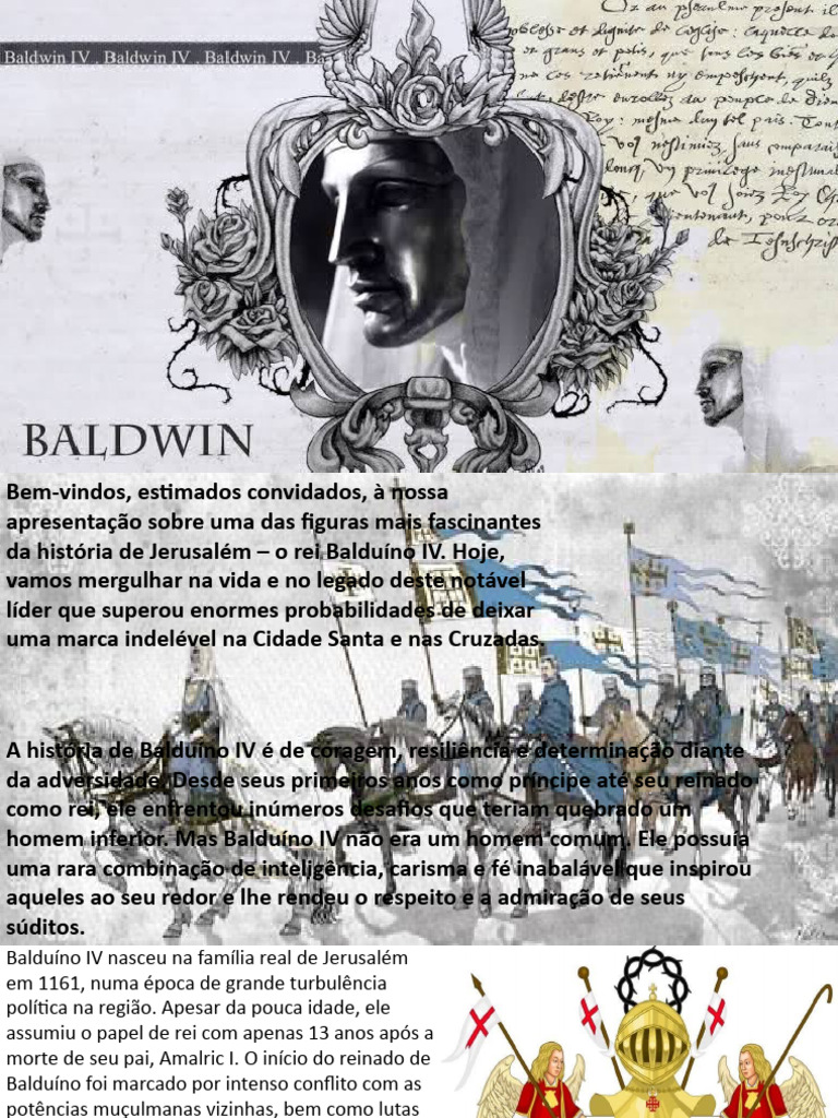 Vida e Legado do Rei Balduíno IV | PDF | Cruzadas | Jerusalém