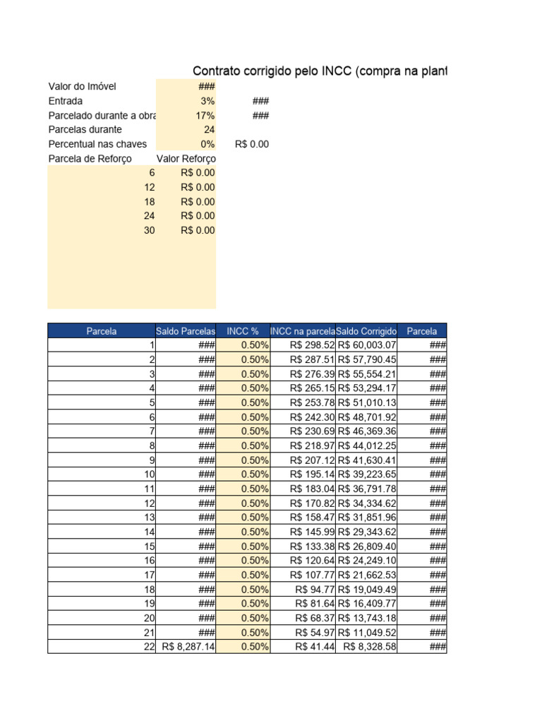 Simulation des paiements INCC 2024 | PDF | Échecs