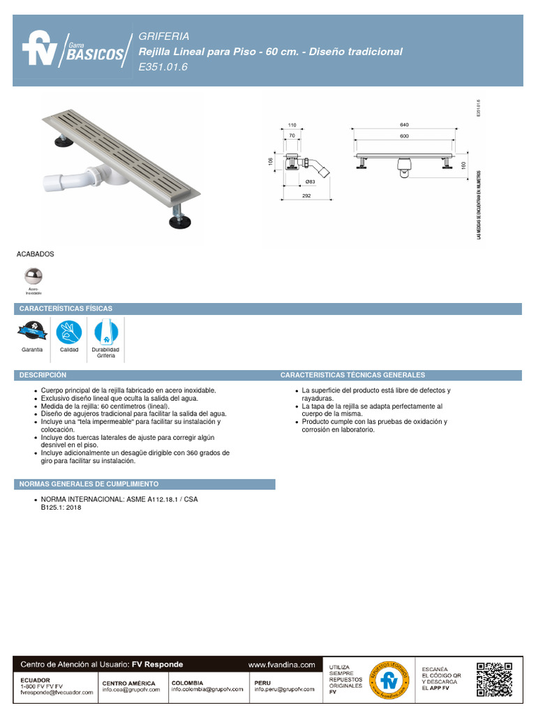 e351.01.6especificaciones REJILLA PISO PDF