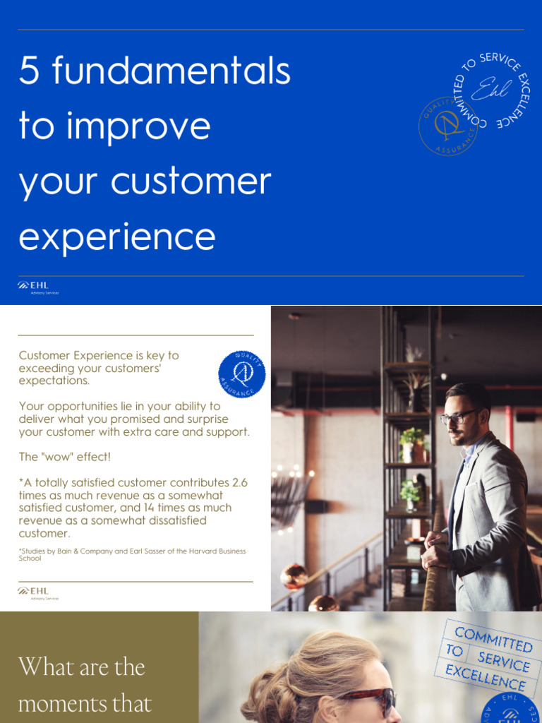 Enhancing Customer Experience Fundamentals | PDF | Customer Experience ...