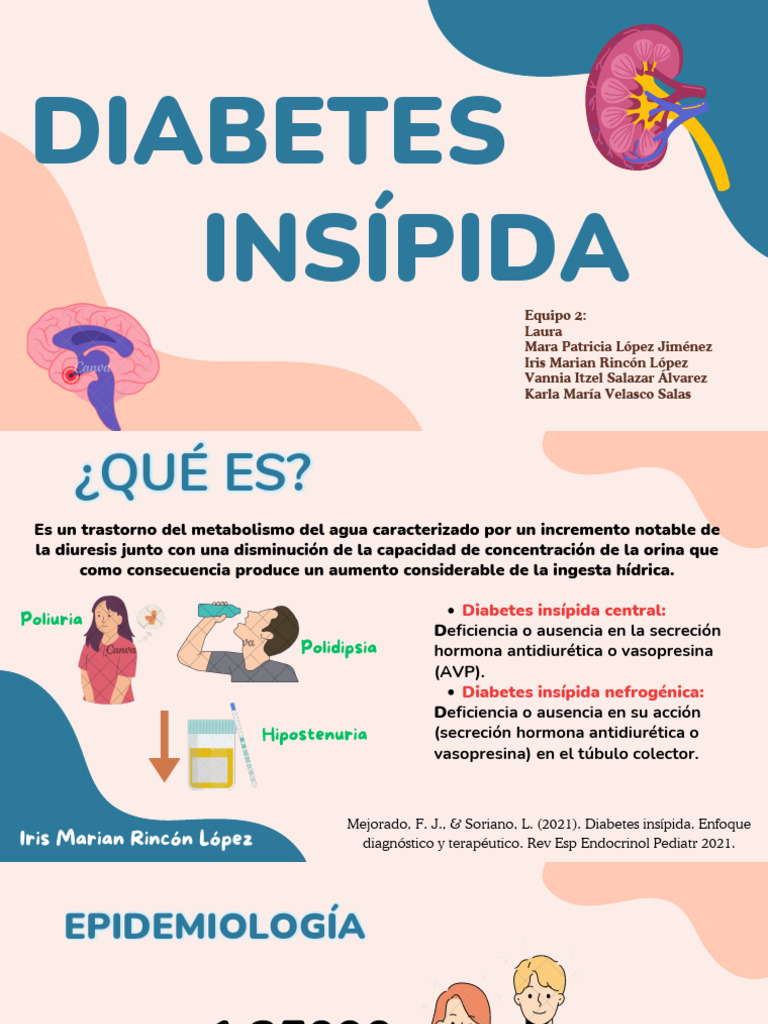 Síntomas y diagnóstico de diabetes insípida | PDF | Diabetes | Medicina ...