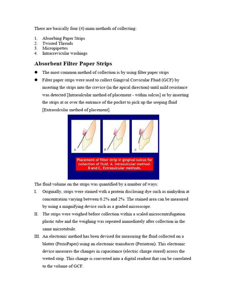 GCF Collection Methods Overview | PDF