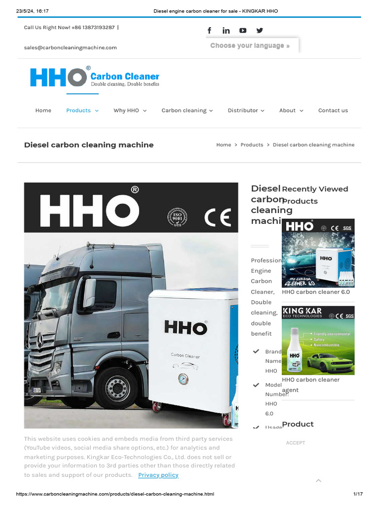 HHO Diesel Engine Carbon Cleaner | PDF | Exhaust Gas | Engines
