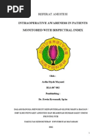 Monitoring pasca anestesi (Makalah Koas Anestesi)