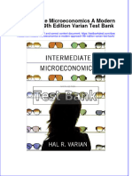 Full Intermediate Microeconomics A Modern Approach 9Th Edition Varian Test Bank Online PDF All Chapter