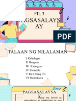 FILIPINO 3 Pagsasalaysay