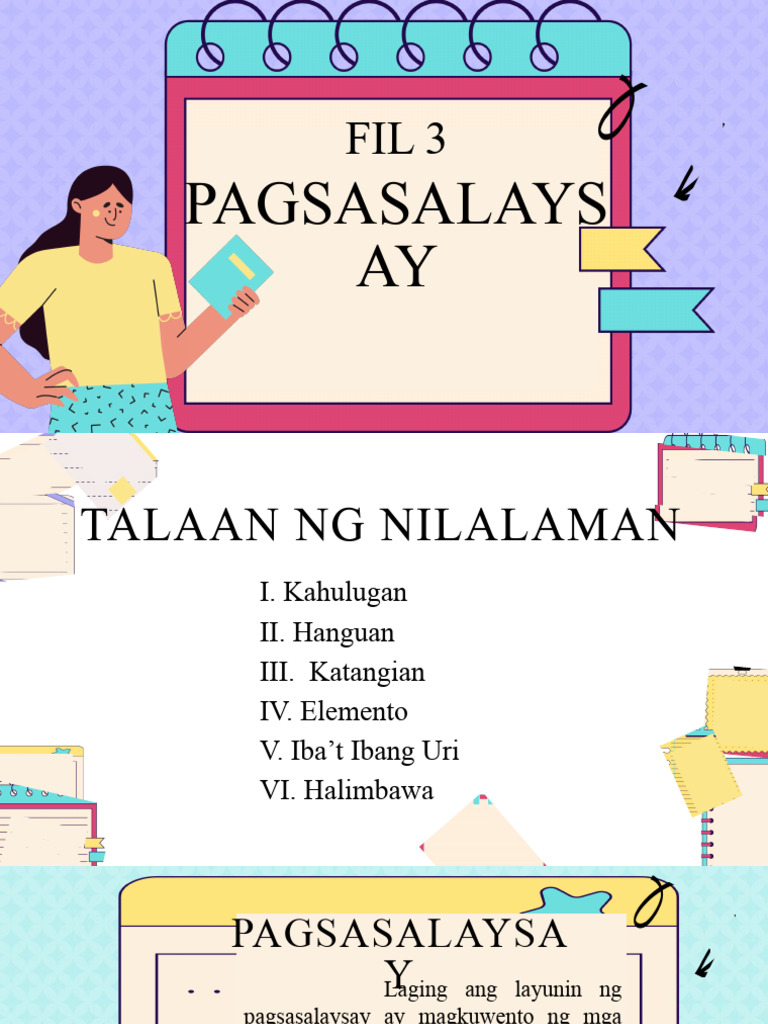 FILIPINO 3 Pagsasalaysay | PDF