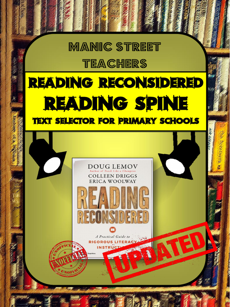 Reading Reconsidered: Manic Street Teachers | PDF | Reading ...