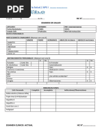 Formulario EMPA 2024 para Exámenes de Salud | PDF | Obesidad | Ciencias ...